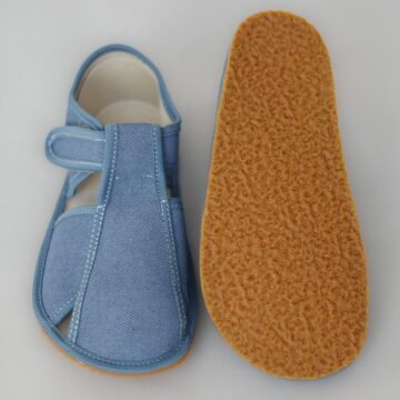 Baby Bare tekstiilist sandaalid- sinine