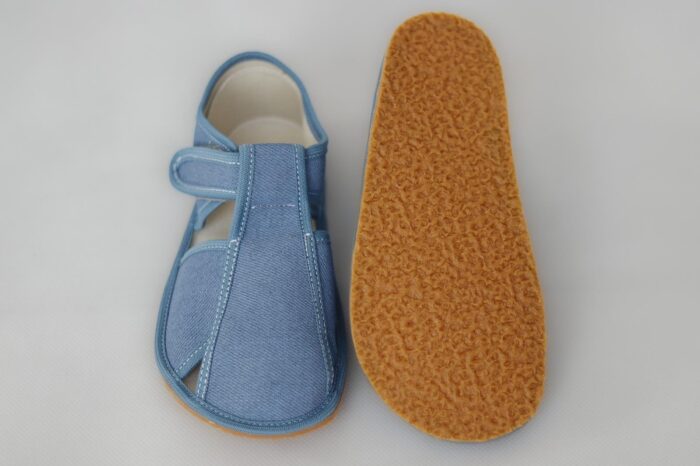 Baby Bare tekstiilist sandaalid- sinine
